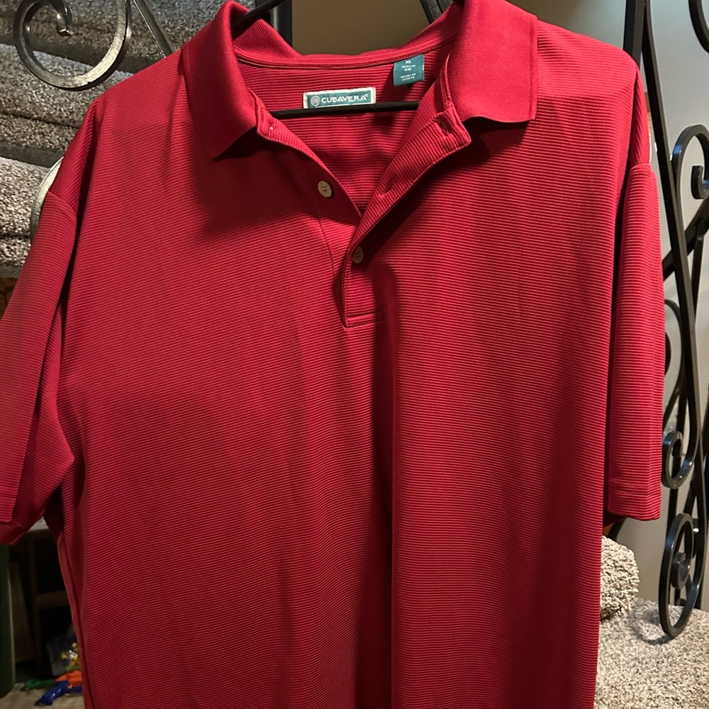 Red XL CubAvera polo
